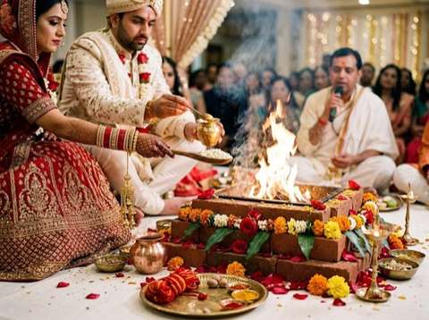 Complete North Indian Wedding Ceremony Samagri Kit with hawan samagri in Bangalore